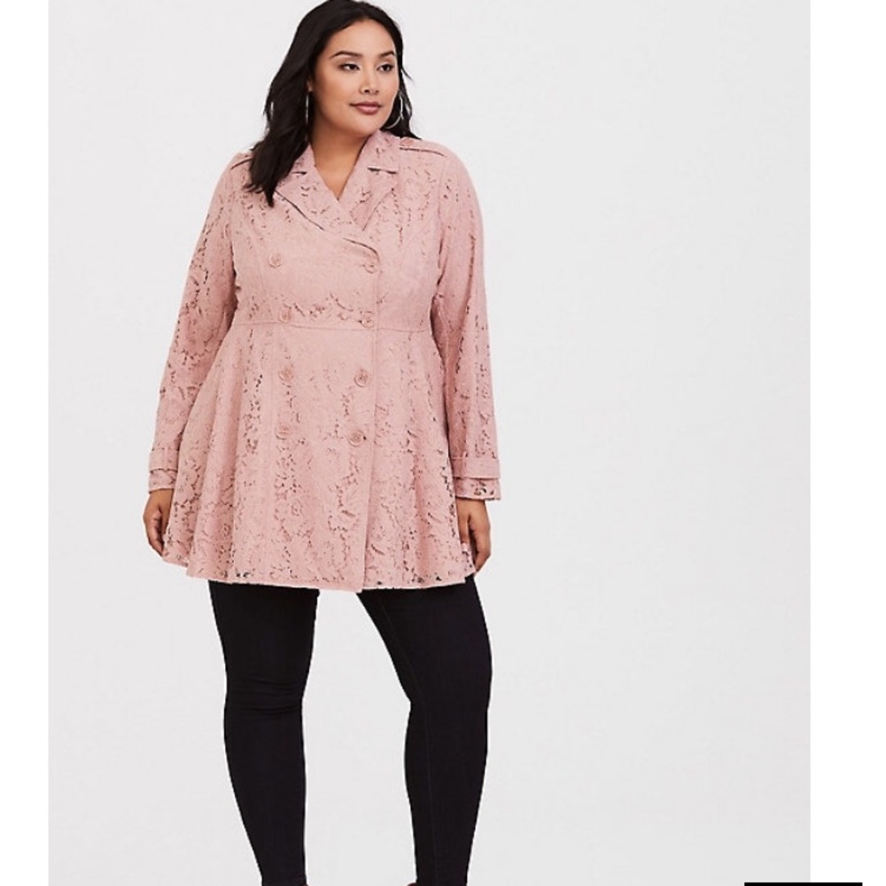 Pink Lace Trench Cost